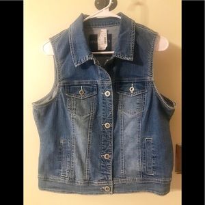 Maurices Blue Jean Vest